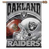 banner flag 27" x 37" Oakland Raiders