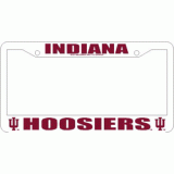 Indiana Plastic License Plate Frame