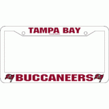 Buccaneers Plastic License Plate Frame