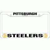 Steelers Plastic License Plate Frame
