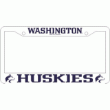 Washington Plastic License Plate Frame