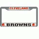 Browns Chrome License Plate Frame