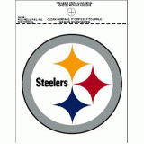 Steelers Static Cling Decal