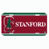 License Plate - Stanford University
