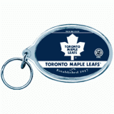 Acrylic Oval Keyring - Toronto Maple Leafs