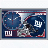 Framed Clock - NY Giants