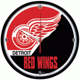 Round Clock - Detroit Red Wings