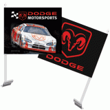 Dodge Motorsports Racing Car flags