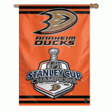 Stanley Cup Champions Anaheim Ducks Banner/vertical flag 27" x 3