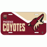 License Plate - Phoenix Coyotes