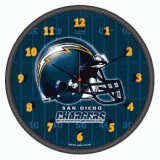 Round Clock - San Diego Chargers